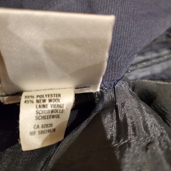 Vintage Mondi Womens Pleated Dress Pants - Navy - Size 40 - Picture 10 of 10